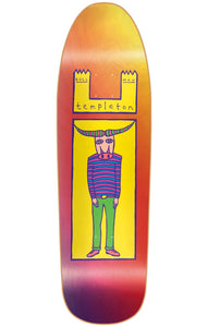 New Deal Templeton Bull Man Deck - Neon 9.32