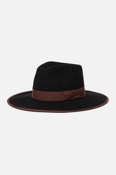 Brixton Reno Fedora - Black Brown