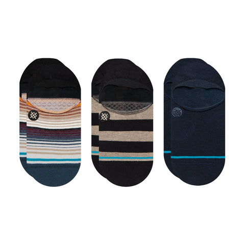 Stance Current 3 Pack No Show Socks